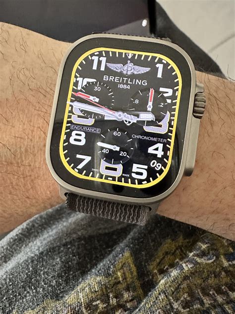 Cool functional Breitling watch face : r/AppleWatch 